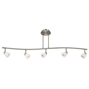 Alberto 5-Light Track Kit with Glass