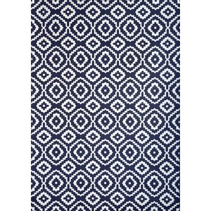 Foulds Navy/White Area Rug