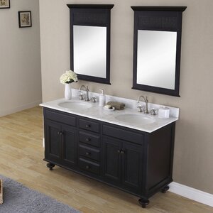 Carlson 60″ Double Bathroom Vanity Set with Mirror