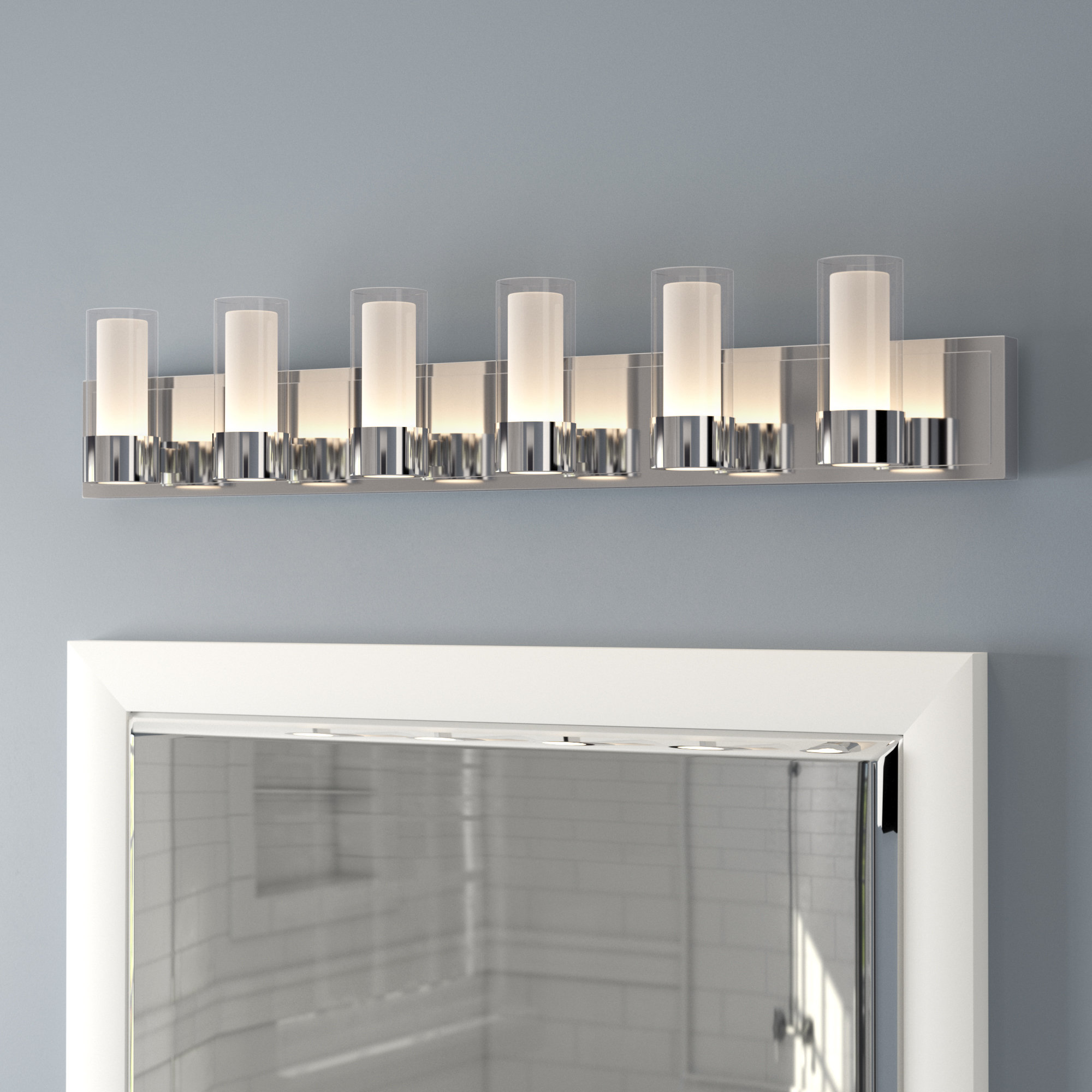 Orren Ellis Hamilton 6 Light Vanity Reviews Wayfair
