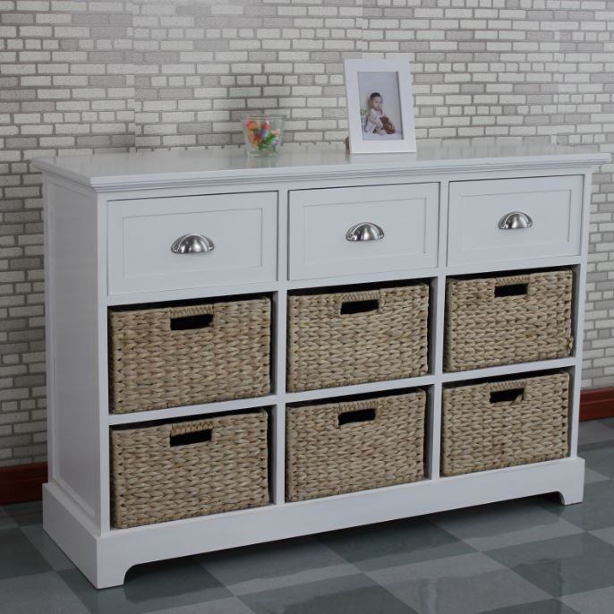 Beachcrest Home Harriet 3 Drawer 6 Basket Chest & Reviews Wayfair