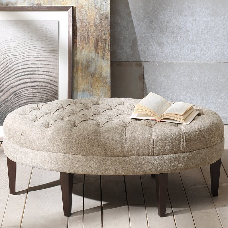 Darby Home Co Alvara Upholstered Ottoman & Reviews | Wayfair