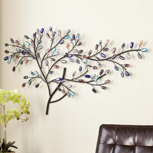 Blue Wall Accents You Ll Love Wayfair Windswept Tree Wall Décor
