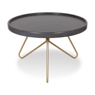 30 Inch Side Table Wayfair Ca Kate And Laurel Maxey 30 Inch Round Coffee Table Grey Gold
