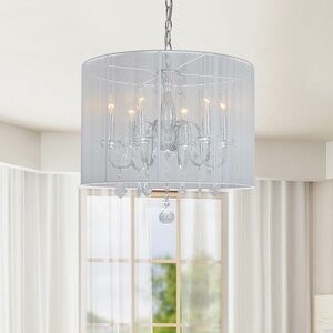 6-Light Drum Chandelier