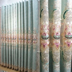 Floral Grommet Single Curtain Panel