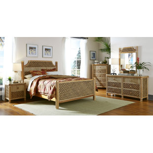 Tropical Bedroom Sets You Ll Love Wayfair Jovani Panel 5 Piece Bedroom Set