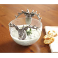 Mud Pie™ Deer Head Clear Glass Cereal Bowl (Set of 2)