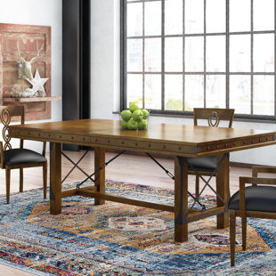 Rustic Farmhouse Tables You Ll Love Wayfair Alegre Extendable Dining Table