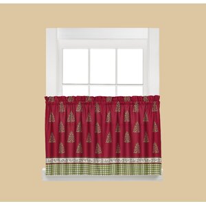 Hometown Holiday Tier Curtain (Set of 2)