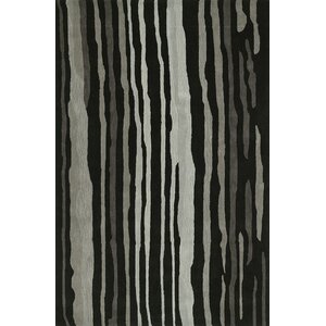 Journey Hand-Tufted Black Area Rug