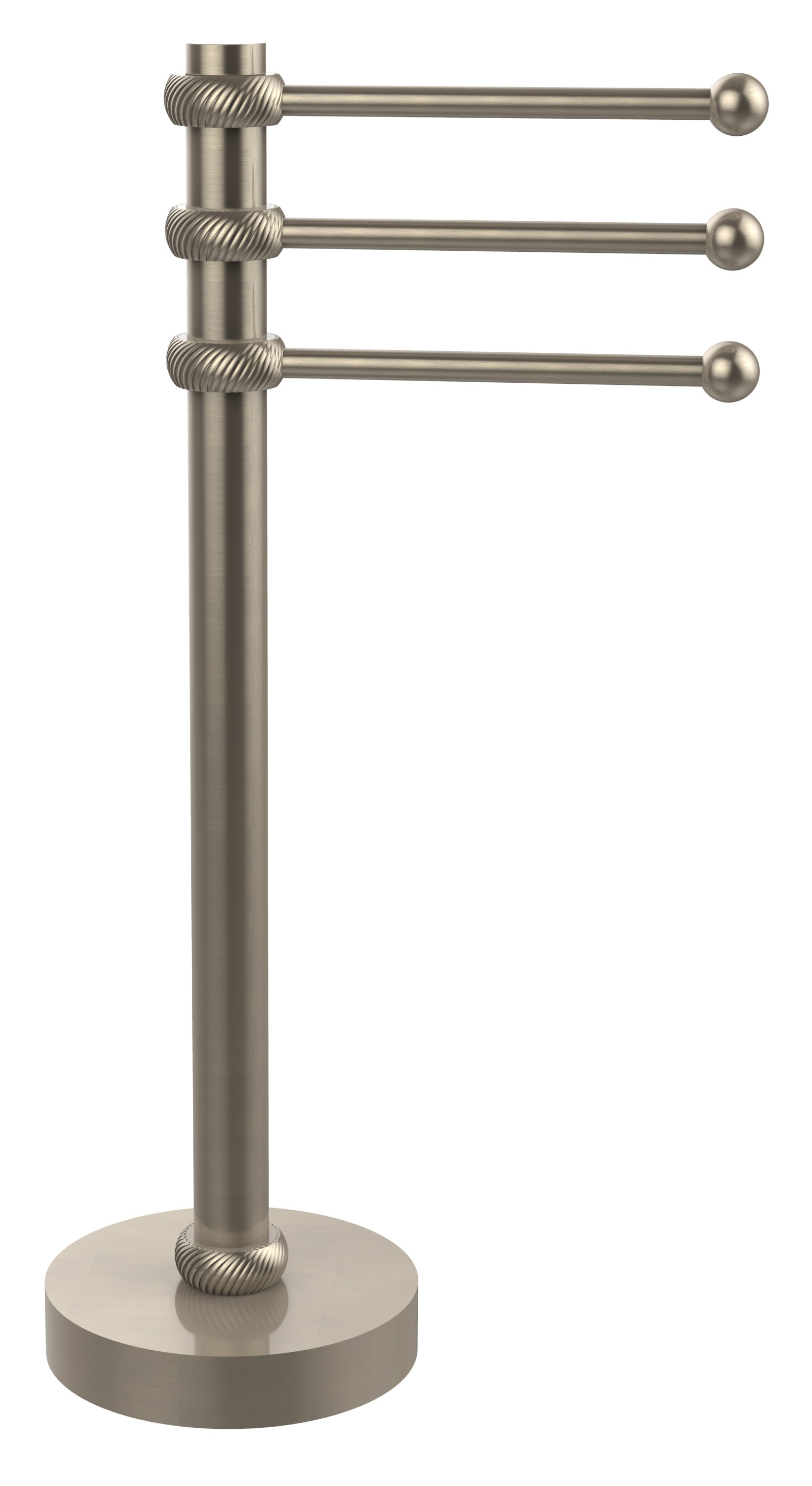 Allied Br 3 Swing Arm Countertop Towel Stand Wayfair 973t Pew 3 Swing Arm Countertop Towel Stand