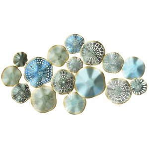 Circle Cluster Metal Wall Du0090u00e9cor