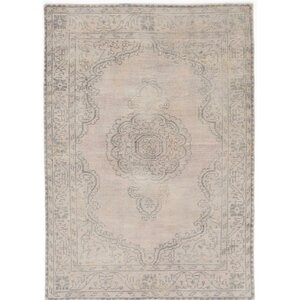 One-of-a-Kind Brewster Hand-Knotted Gray Area Rug