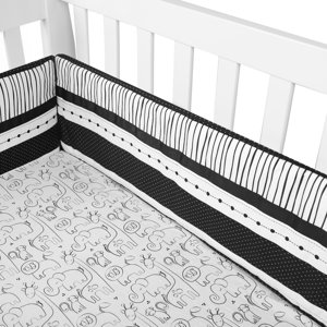 Silhouette Jungle Bumper Pad Set (Set of 4)