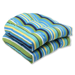 Topanga Outdoor Dining Chair Cushion (Set of 2)