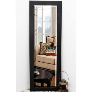 Beveled Black Wall Mirror