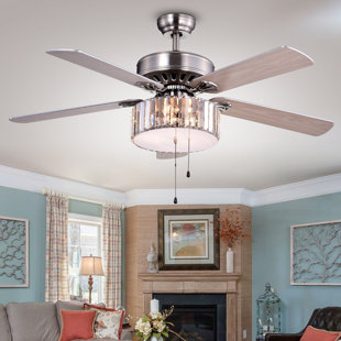 Chandelier & Crystal Ceiling Fans You\'ll Love | Wayfair Chandelier & Crystal Ceiling Fans You\'ll Love | Wayfair