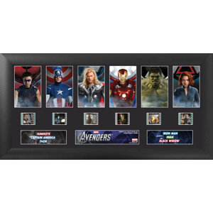 Avengers Deluxe FilmCell Presentation Framed Vintage Advertisement