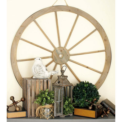 Metal Wagon Wheel Wall Decor Joss Main