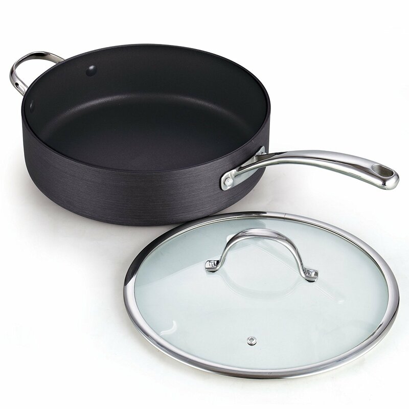 Cooks Standard 5-qt. Deep Saute Pan with Lid & Reviews | Wayfair