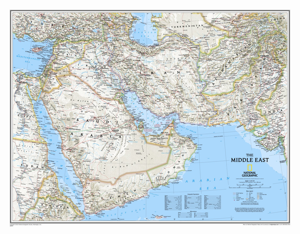 geographic map