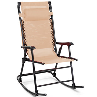 Wood Folding Rocking Chair Wayfair Quickview