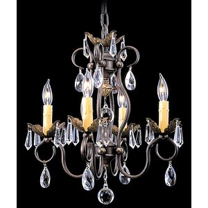 Liebestraum 4-Light Crystal Chandelier