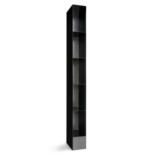 Modern Contemporary Tower Bookshelf Allmodern Quickview Black White