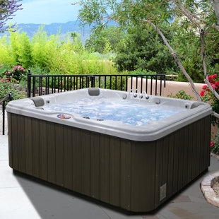 View 5 Person 37 Jet Hot Tub with Bluetooth Stereo