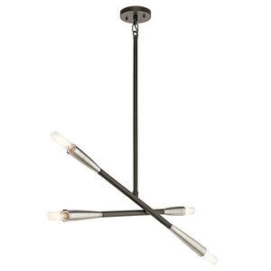 Levy 4-Light Sputnik Chandelier