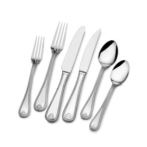 77 Piece Kings Bead Flatware Set