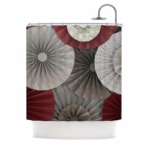 Merlot by Heidi Jennings Abstract Shower Curtain