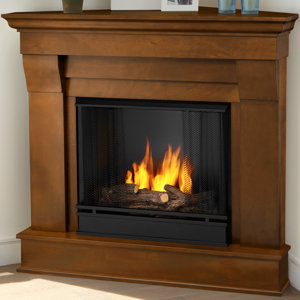 Chateau Corner Gel Fuel Fireplace