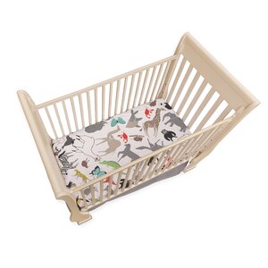 Animal Fitted Crib Sheet