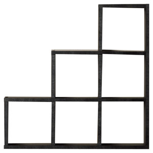 Bermondsey Stepped 6 Cubby Decorative Wall Shelf