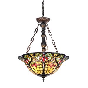 Laurie 3-Light Inverted Ceiling Pendant