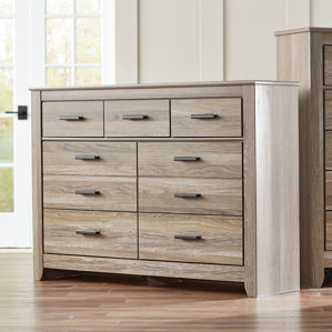 Orange 7 Drawer Dresser by Trent Austin Design