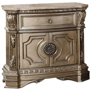 Marble Top Nightstand Wayfair Sulligent Marble Top 1 Drawer Nightstand