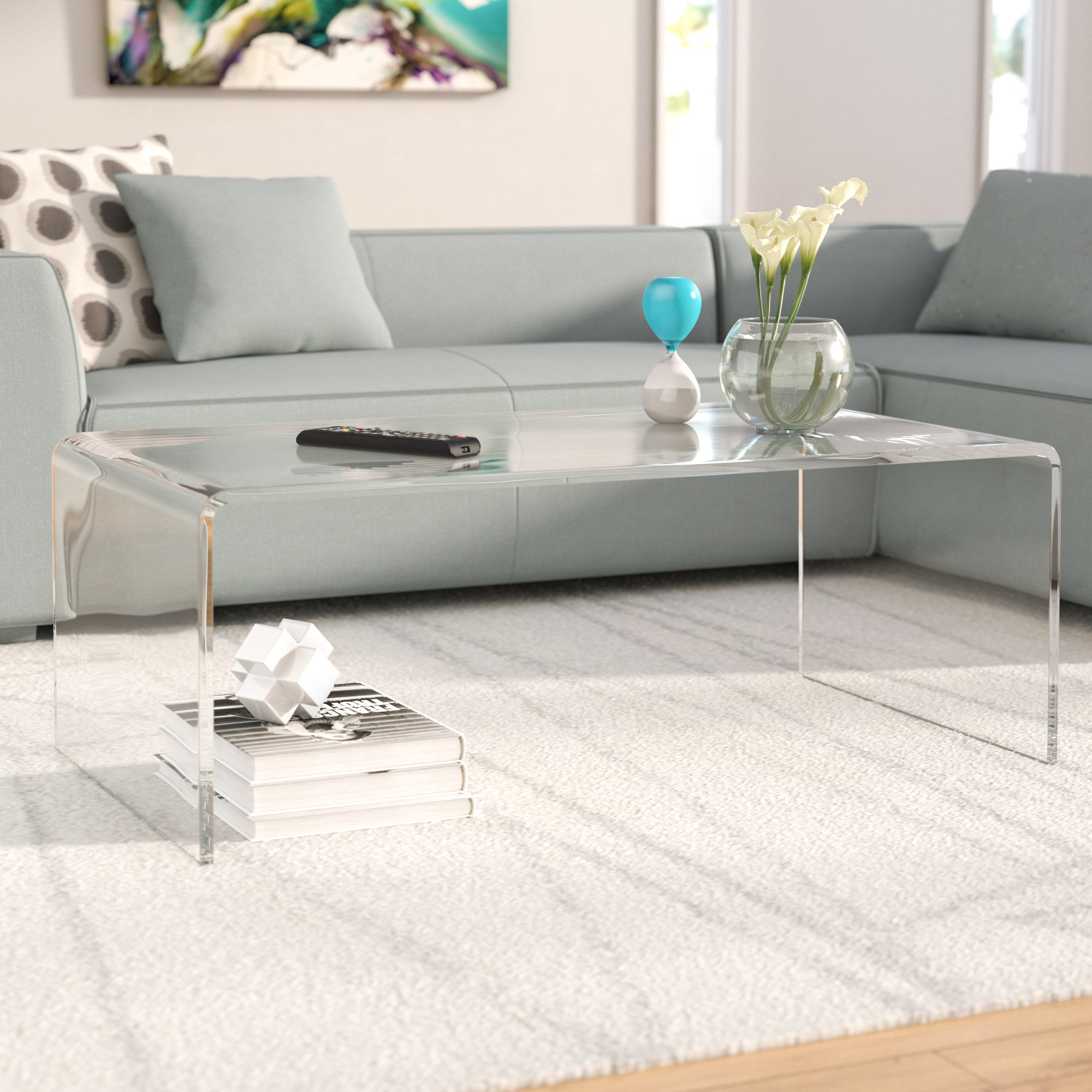 Wade Logan Brantlee Tall Coffee Table Wade Logan Brantlee Tall Coffee Table