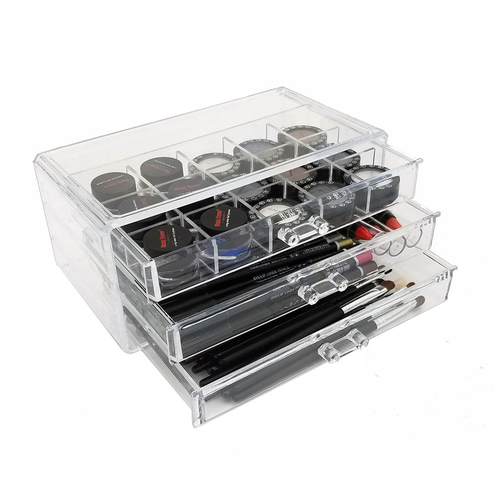 Vandue Corporation Ondisplay Molly 3 Drawer Acrylic Cosmetic