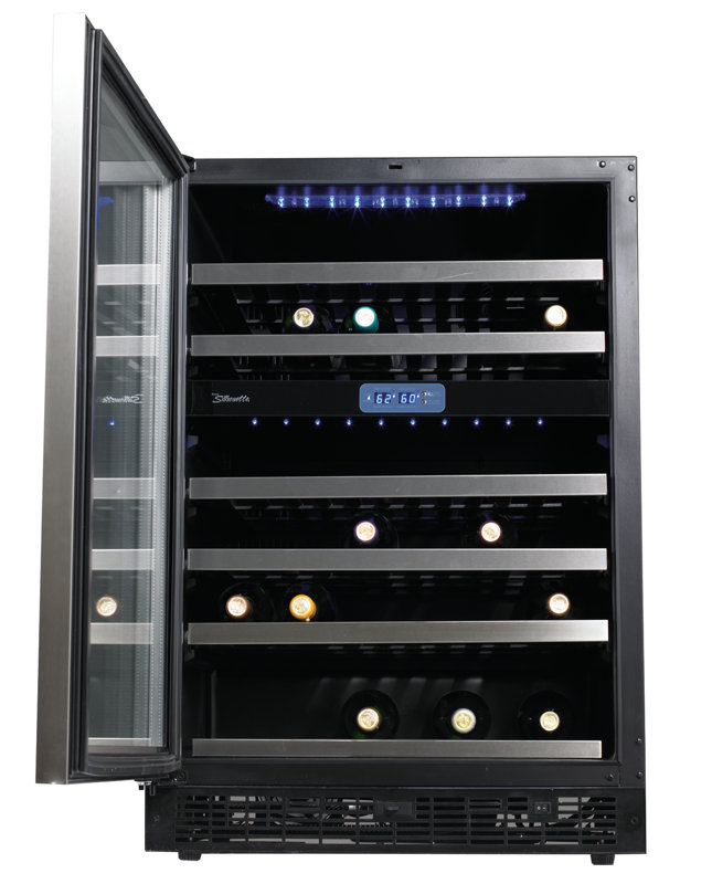 Danby 51 Bottle Silhouette Dual Zone BuiltIn Wine Cooler & Reviews Wayfair