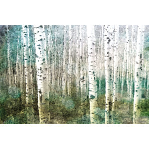 'Aspen Green' by Parvez Taj Painting Print on Wrapped Canvas