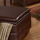 Houle Leather Storage Ottoman