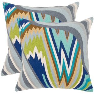 Bolt Cotton Throw Pillow (Set of 2)