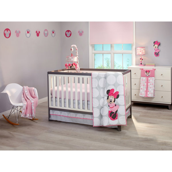 Carter S Disney Minnie Mouse 4 Piece Crib Bedding Set Wayfair