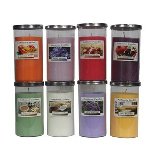 8 Piece Scent Jar Candle Set