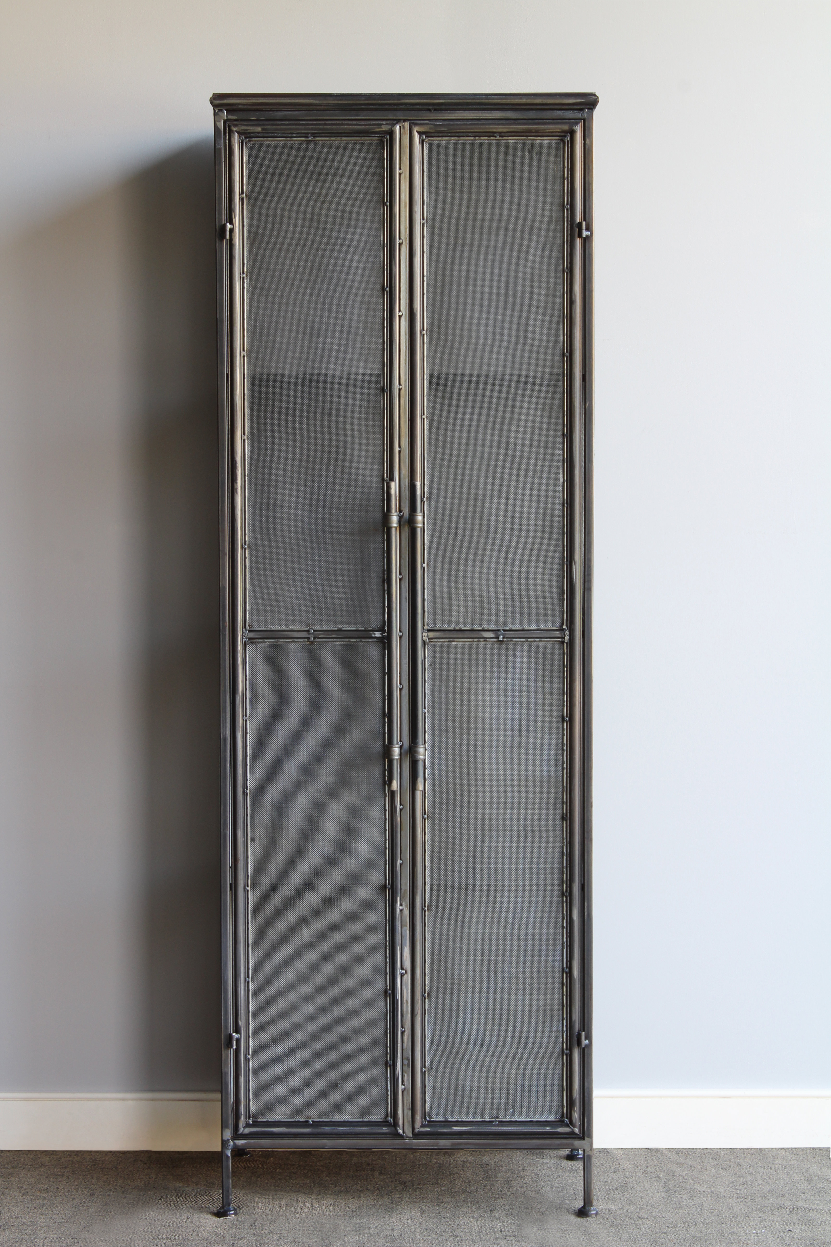Gracie Oaks Lindauer Tall Metal 2 Door Accent Cabinet Wayfair