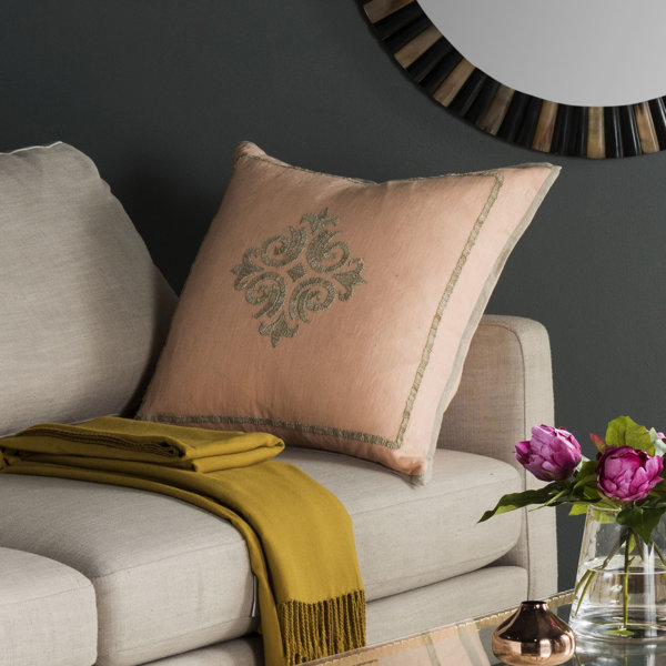 Safavieh Fiesole Linen Throw Pillow & Reviews Wayfair