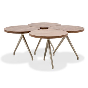 Trance Eclipse Adjustable Coffee Table by Michael Amini (AICO)